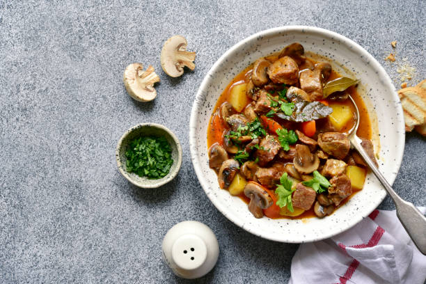 Shiitake con pimientos