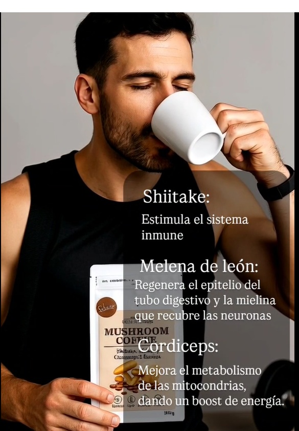 Café funcional con hongos medicinales - Imagen 4