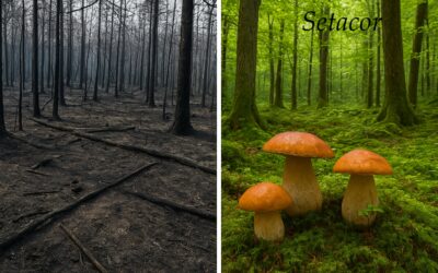 ¿Cómo pueden ayudar los hongos a regenerar un ecosistema tras los fuegos?
