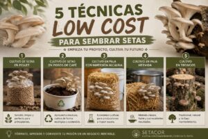 Técnicas económicas para sembrar setas